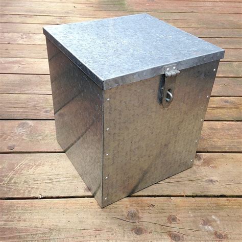 galvanised steel box